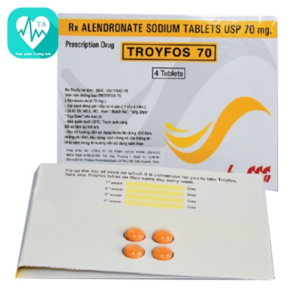 Troyfos 70 - Thuốc điều trị loãng xương hiệu quả của India