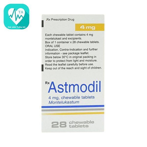 Astmodil 4mg - Thuốc điều trị viêm mũi dị ứng của Ba Lan