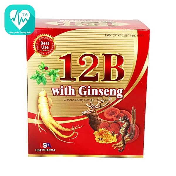 12B With Ginseng - Giúp bổ sung vitamin B hiệu quả