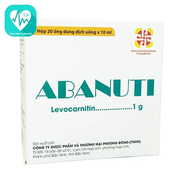 Abanuti - Thuốc điều trị thiếu hụt Carnitine hiệu quả