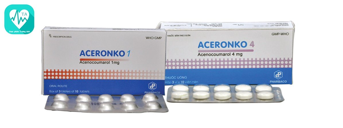 Aceronko 1mg - Thuốc điều trị huyết khối tĩnh mạch hiệu quả