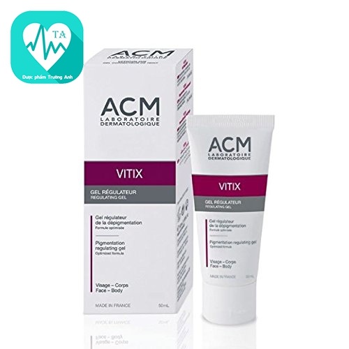 ACM Vitix Gel Regulateur - Sữa rửa mặt giúp chữa bệnh bạch biến của Pháp