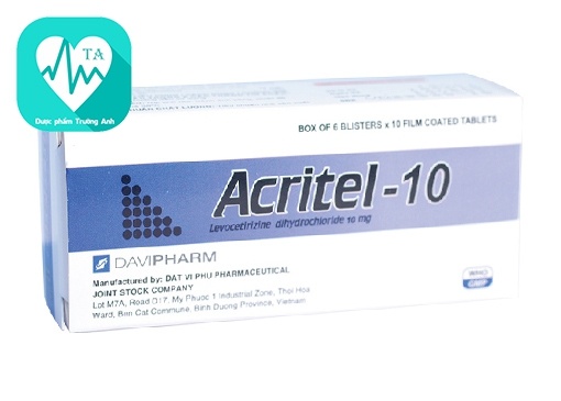 Acritel-10 - Thuốc chống dị ứng mũi theo mùa hiệu quả 