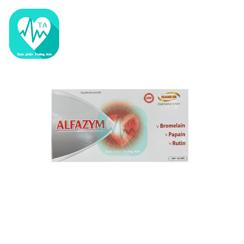 Alfazym - Giúp giảm sưng, phù nề do viêm hô hấp, chấn thương