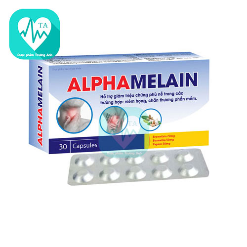 Alpha Melain Santex - Giúp chống viêm, kháng khuẩn, giảm phù nề
