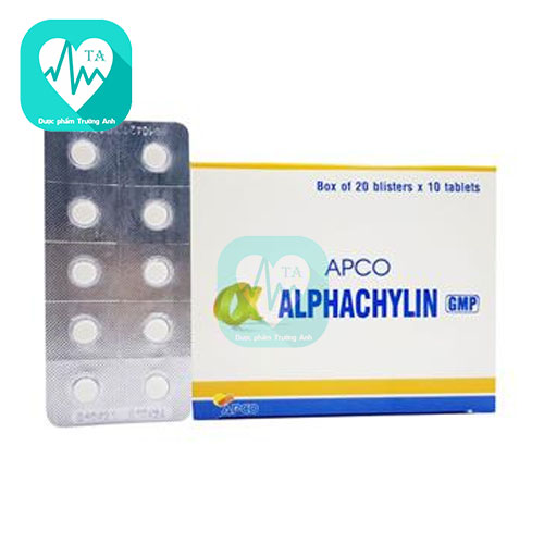 Alphachylin - Hỗ trợ giảm sưng tấy, phù nề do chấn thương