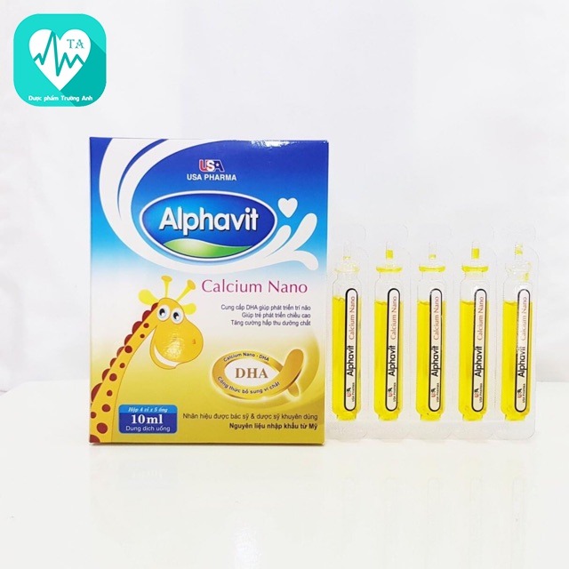 Alphavit Calcium Nano - Giúp cung cấp vitamin thiết yếu hiệu quả