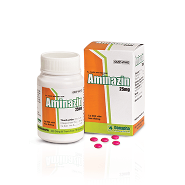 Aminazin 25mg Danapha - Thuốc điều trị tâm thần phân liệt hiệu quả