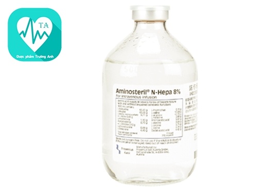 Aminosteril N-Hepa 8% - Thuốc cân bằng Acid - Base của Áo