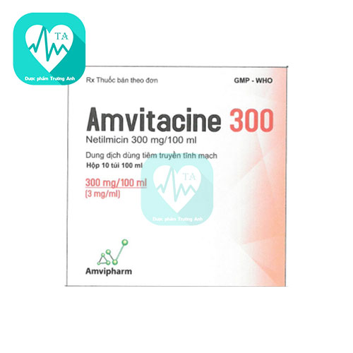 Amvitacine 300 Amvipharm - Điều trị nhiễm khuẩn hiệu quả