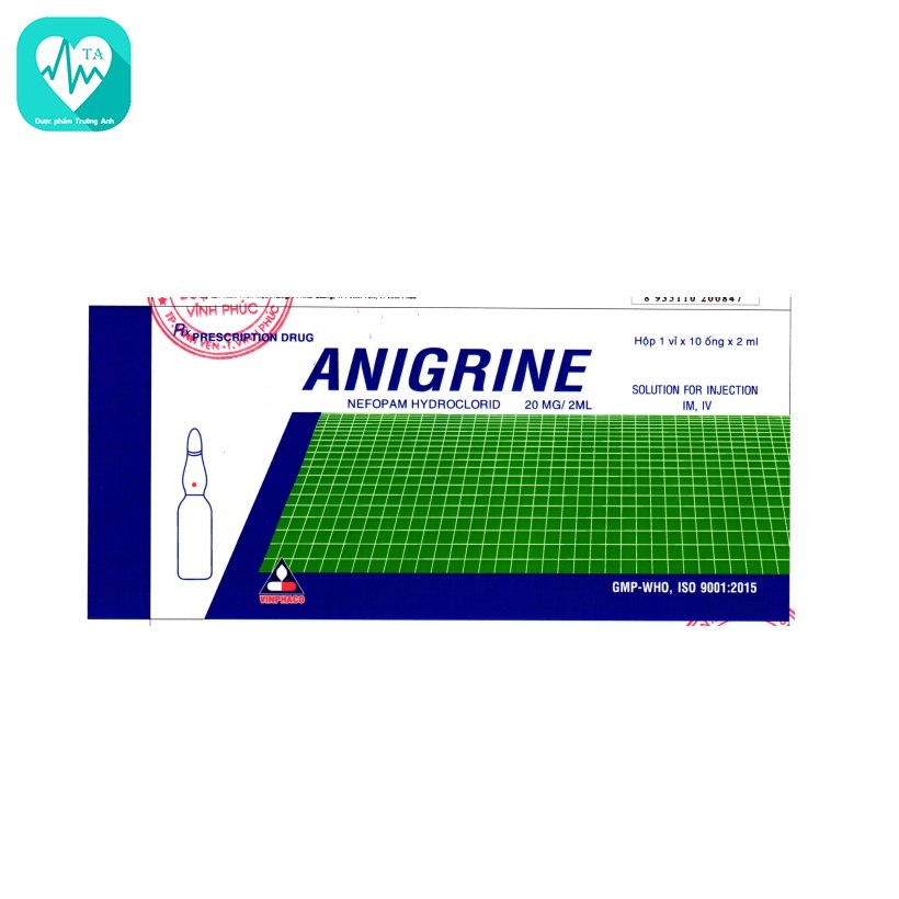 Anigrine - Thuốc điều trị đau cấp và mạn tính hiệu quả