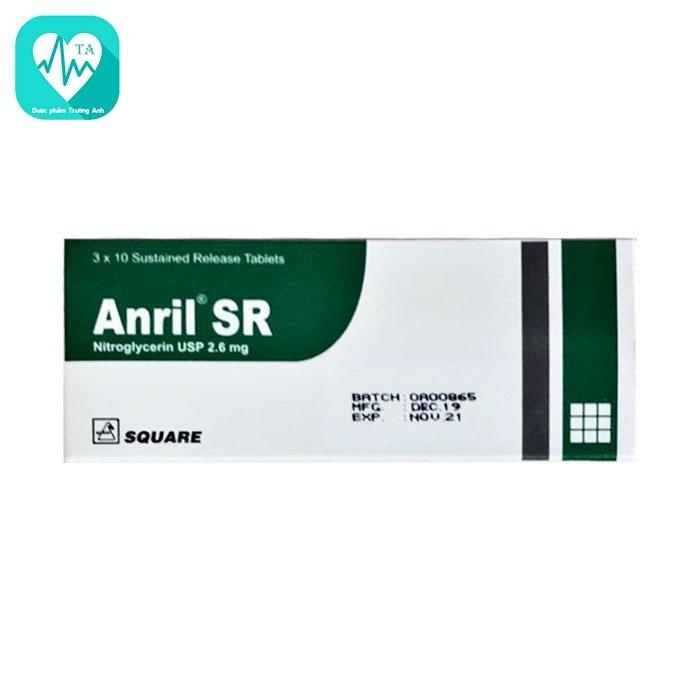 Anril SR - Thuốc điều trị tăng huyết áp hiệu quả của USA