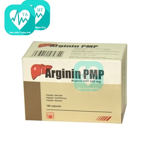 Arginin PMP 500mg - Thuốc hỗ trợ điều trị các bệnh lý gan, mật