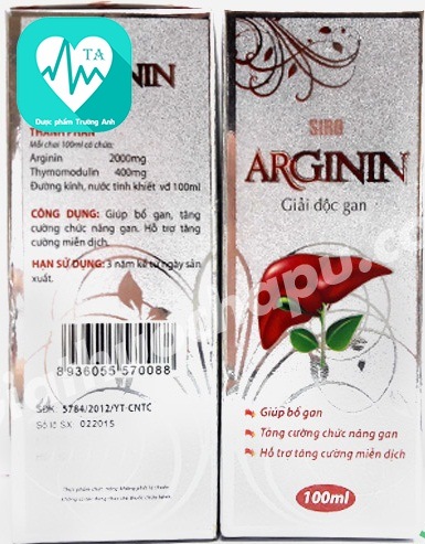 Arginin Siro Hà Nam - Giúp tăng cường chức năng gan hiệu quả