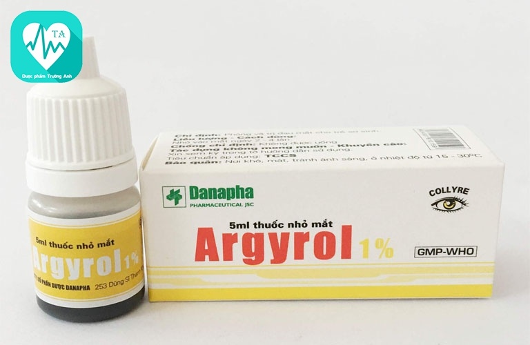 Argyrol - Thuốc phòng và trị đau mắt cho trẻ sơ sinh của Danapha