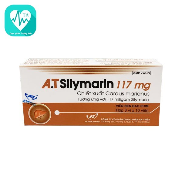 A.T Silymarin 117mg - Thuốc điều trị rối loạn chức năng gan hiệu quả