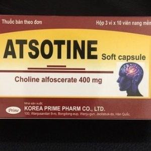 Atsotine 400mg - Thuốc điều trị suy giảm trí nhớ hiệu quả của Korea