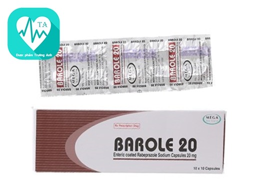 Barole 20mg - Thuốc điều trị loét dạ dày, tá tràng của Australia