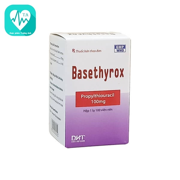 Basethyrox - Thuốc điều trị tăng năng tuyến giáp của HATAPHAR