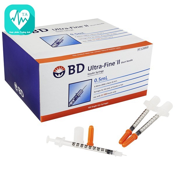 BD Ultra-Fine II 0.5ml - Kim tiêm tiểu đường của Mỹ