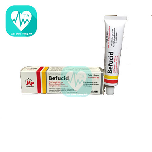 Befucid 15g Mediplantex - Điều trị viêm, nhiễm khuẩn da