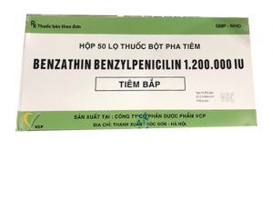 Benzathin Benzylpenicilin 1.200.000IU VCP - Thuốc điều trị nhiễm trùng hiệu quả
