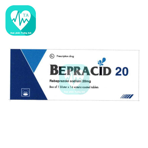 Bepracid 20mg Pymepharco - Điều trị loét dạ dày - tá tràng