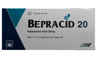 Bepracid 20mg (viên) - Thuốc điều trị viêm loét dạ dày - tá tràng hiệu quả
