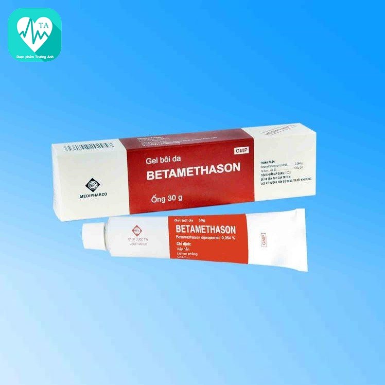 Betamethason Exp 30g Medipharco - Thuốc điều trị viêm da hiệu quả