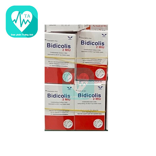 Bidicolis 2 MIU Bidiphar - Thuốc điều trị nhiễm khuẩn nặng