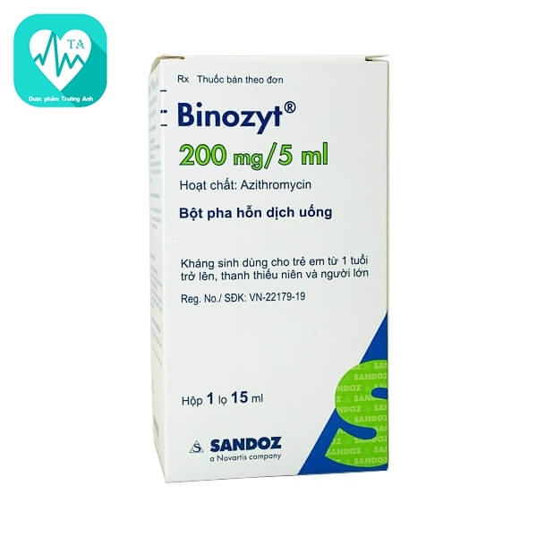 Binozyt 200mg/5ml - Thuốc điều trị nhiễm khuẩn của Bangladesh