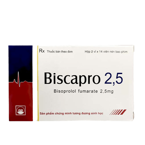Biscapro 2,5mg - Thuốc điều trị tăng huyết áp của Pymepharco