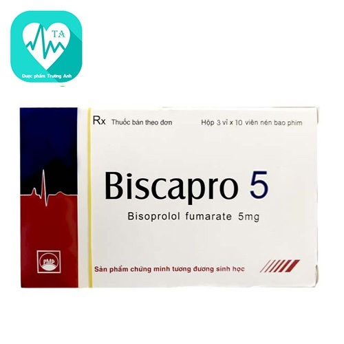 Biscapro 5mg - Thuốc điều trị cao huyết áp hiệu quả của Pymepharco