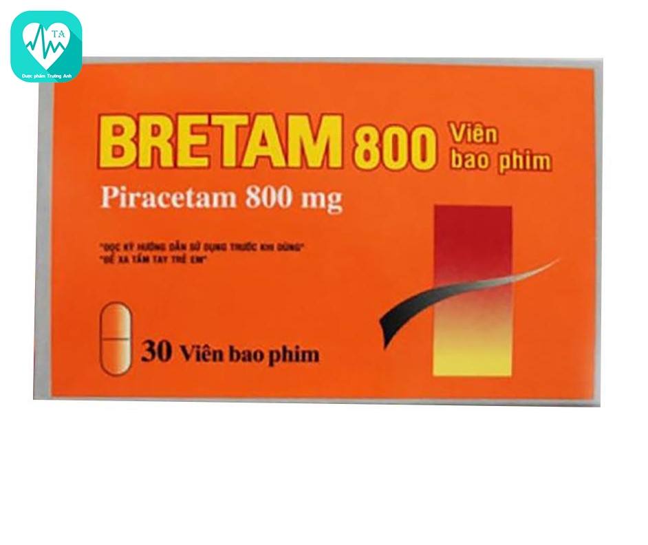 Bretam 800 - Thuốc điều trị rối loạn tâm thần của Korea