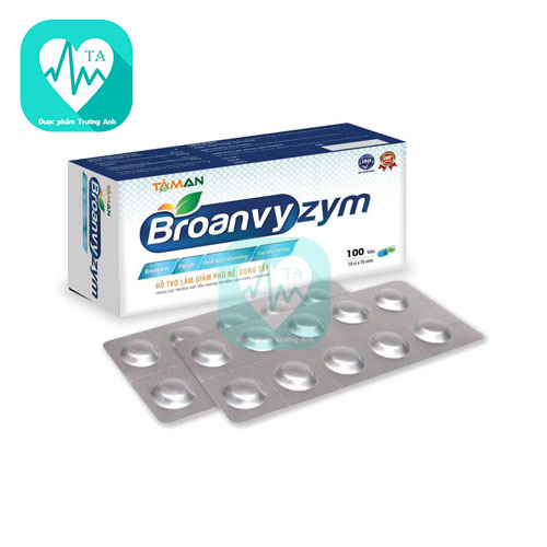 Broanvyzym STP - Giúp giảm phù nề, bầm tím do viêm, chấn thương