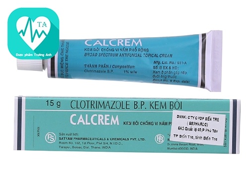 Calcrem - Thuốc điều trị viêm da hiệu quả của India