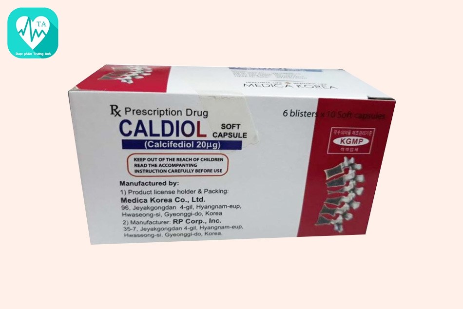 Caldiol - Thuốc điều trị bệnh còi xương của Korea