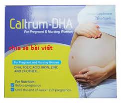 Caltrum DHA - Giúp cung cấp vitamin và dưỡng chất cho cơ thể của Séc