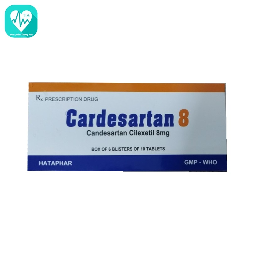 Cardesartan 8 - Thuốc điều trị tăng huyết áp hiệu quả