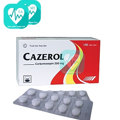 Cazerol 200mg Pymepharco - Thuốc điều trị bệnh động kinh hiệu quả