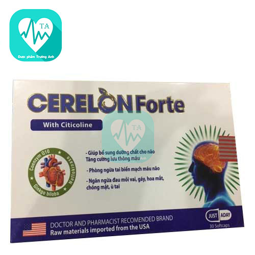 Cerelon Forte - Giúp hoạt huyết, tăng cường tuần hoàn não