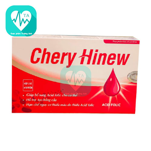 Chery Hinew Syntech - Giúp bổ sung Acid folic cho cơ thể