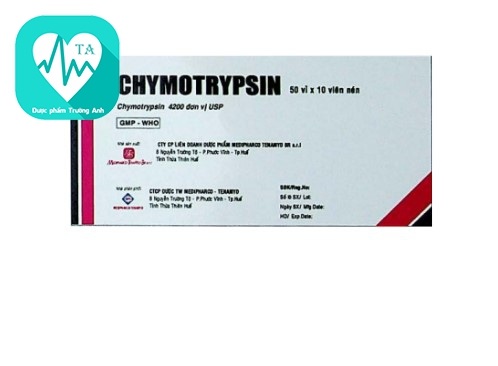 Chymotrypsin Medipharco - Thuốc điều trị phù nề sau chấn thương hiệu quả