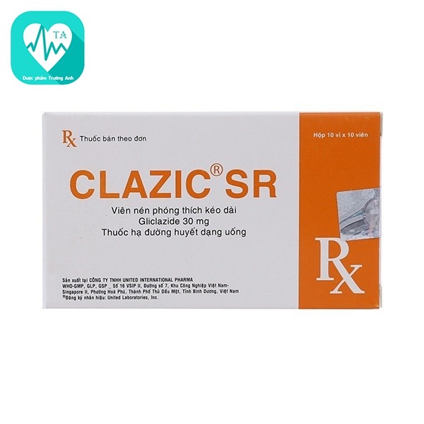Clazic SR 30mg - Thuốc điều trị đái tháo đường type 2 hiệu quả