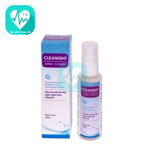 Cleanight Derma - Sữa rửa mặt ngừa mụn, trắng da