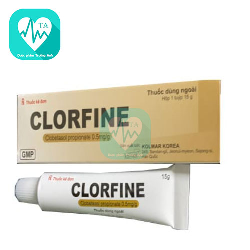 Clorfine 15g - Thuốc điều trị viêm da, vảy nến, chàm