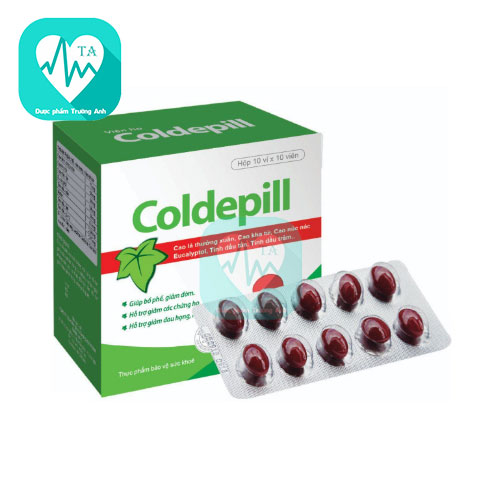 Coldepill Santex - Giúp bổ phế, giảm ho, giảm đau rát họng