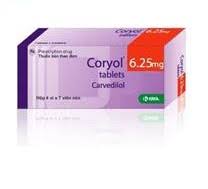Coryol 6.25mg - Thuốc điều trị tăng huyết áp nguyên phát của Slovenia