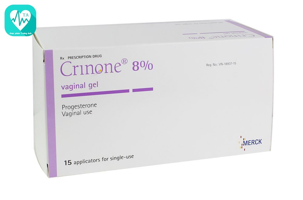 Crinone 8% - Thuốc điều trị rối loạn nội tiết tố nữ của Anh