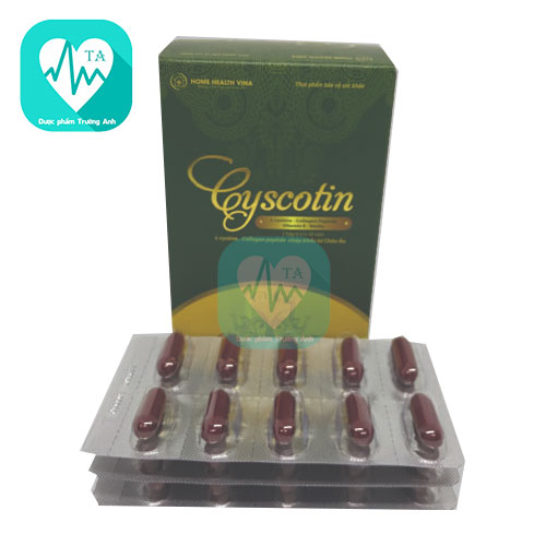 Cyscotin FUSI - Giúp bổ sung vitamin, dưỡng chất cho da, tóc, móng